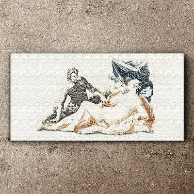 Tableau imprimé sur toile Scène mythologique avec des divinités