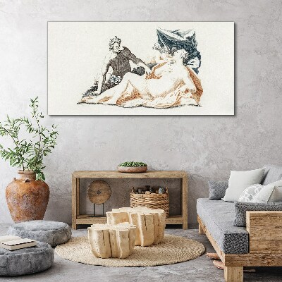 Tableau imprimé sur toile Scène mythologique avec des divinités