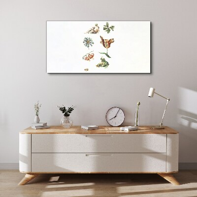 Tableau sur toile Inspirations florales aux couleurs délicates