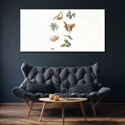 Tableau sur toile Inspirations florales aux couleurs délicates