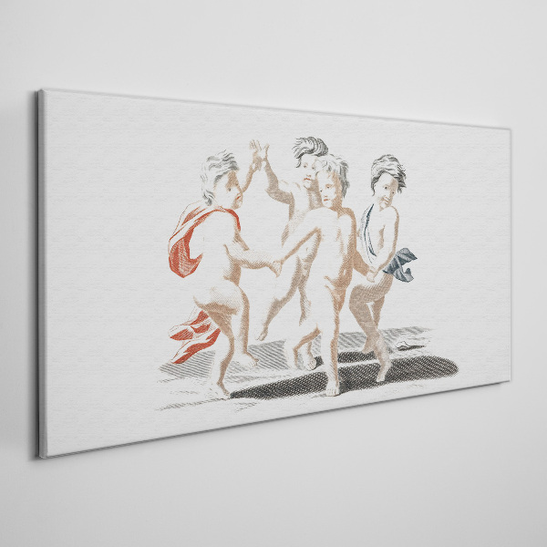 Tableau toile imprimée Enfants dansants