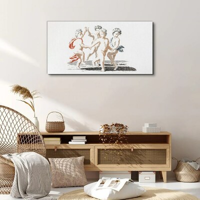 Tableau toile imprimée Enfants dansants
