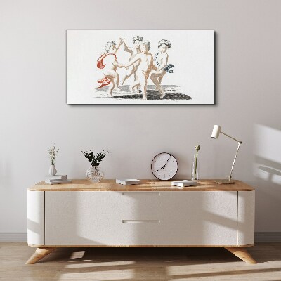 Tableau toile imprimée Enfants dansants