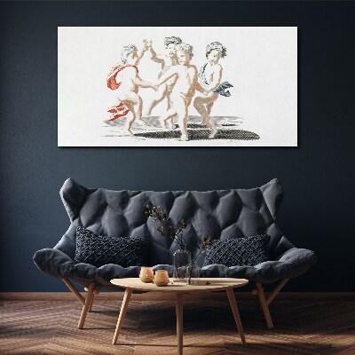 Tableau toile imprimée Enfants dansants