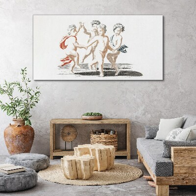 Tableau toile imprimée Enfants dansants