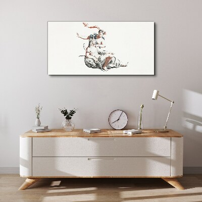 Tableau sur toile Rencontre mythologique