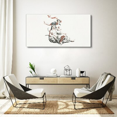 Tableau sur toile Rencontre mythologique
