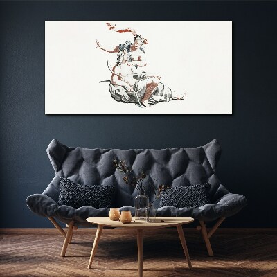 Tableau sur toile Rencontre mythologique