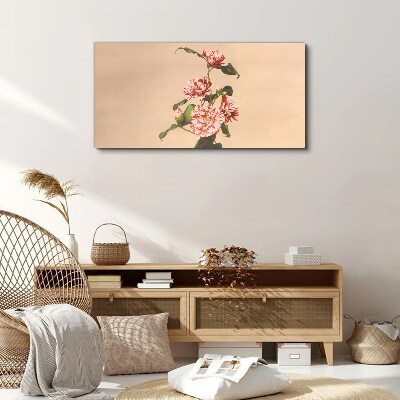 Tableau imprimé sur toile Motif floral aux nuances délicates