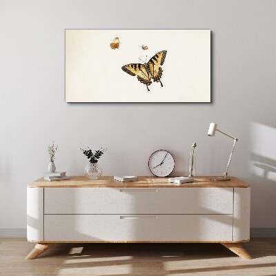 Tableau sur toile Papillons en délicate harmonie