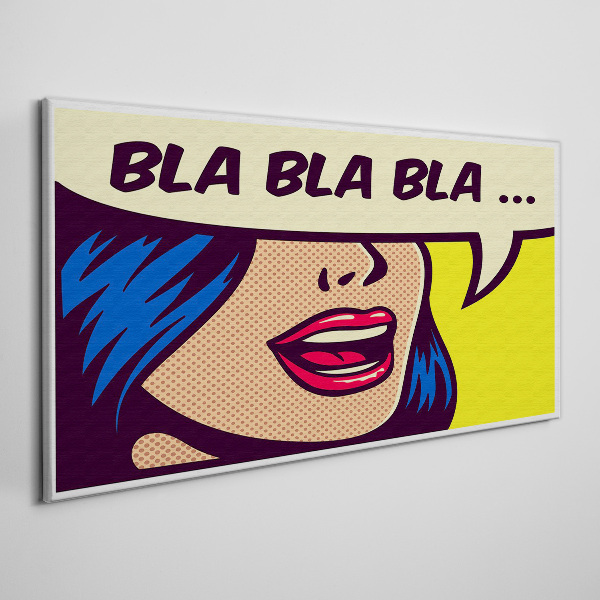 Tableau imprimé sur toile Conversation sans fin