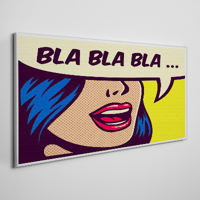 Tableau imprimé sur toile Conversation sans fin