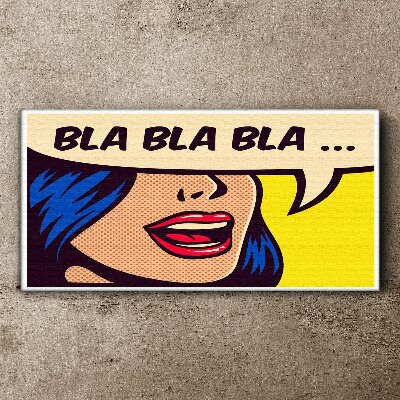 Tableau imprimé sur toile Conversation sans fin