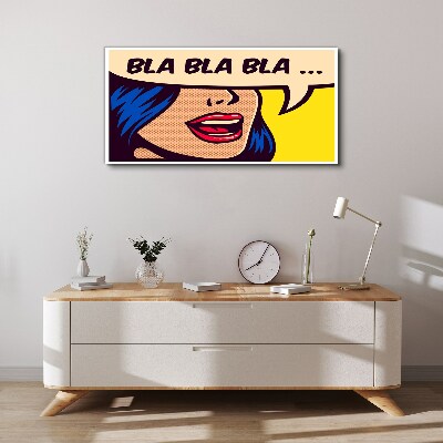 Tableau imprimé sur toile Conversation sans fin