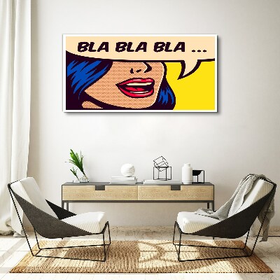 Tableau imprimé sur toile Conversation sans fin