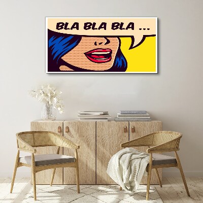 Tableau imprimé sur toile Conversation sans fin