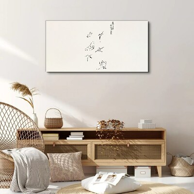 Tableau toile imprimée La délicatesse des papillons en mouvement