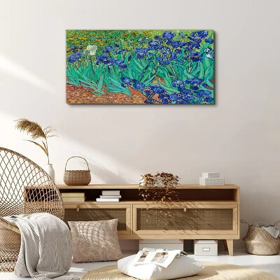 Tableau sur toile Iris en fleurs
