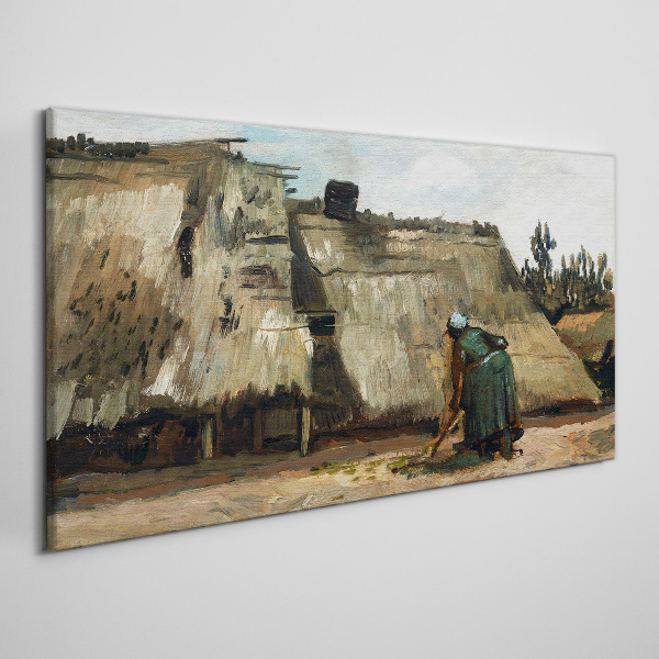 Tableau imprimé sur toile Travailler sur le terrain