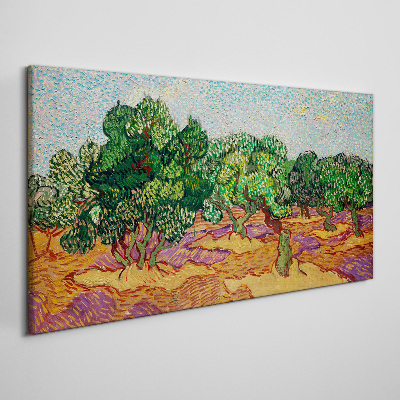 Tableau imprimé sur toile Olives au soleil