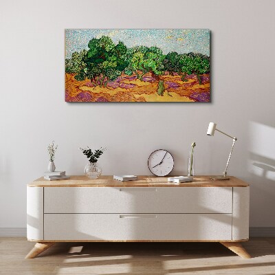 Tableau imprimé sur toile Olives au soleil