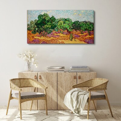Tableau imprimé sur toile Olives au soleil