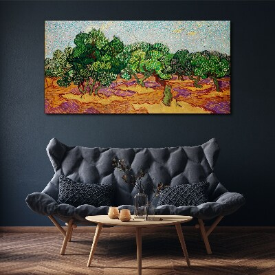 Tableau imprimé sur toile Olives au soleil