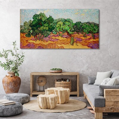 Tableau imprimé sur toile Olives au soleil