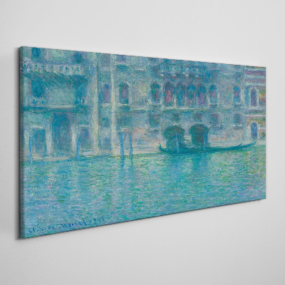 Tableau imprimé sur toile La lagune de Venise dans des tons de bleu