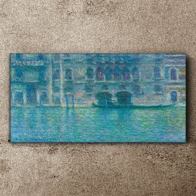 Tableau imprimé sur toile La lagune de Venise dans des tons de bleu