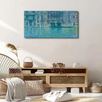 Tableau imprimé sur toile La lagune de Venise dans des tons de bleu