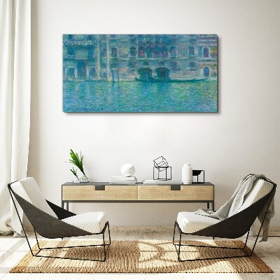 Tableau imprimé sur toile La lagune de Venise dans des tons de bleu