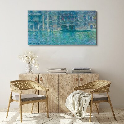 Tableau imprimé sur toile La lagune de Venise dans des tons de bleu