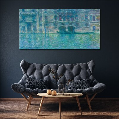 Tableau imprimé sur toile La lagune de Venise dans des tons de bleu