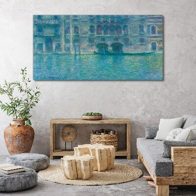 Tableau imprimé sur toile La lagune de Venise dans des tons de bleu