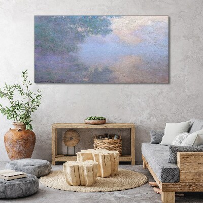 Tableau sur toile Nuages dans la lumière du matin