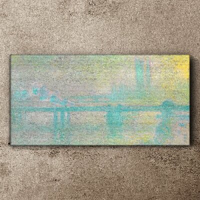 Tableau sur toile Matin d'hiver sur la rivière