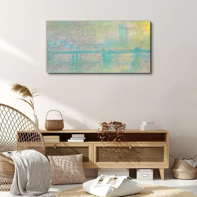 Tableau sur toile Matin d'hiver sur la rivière