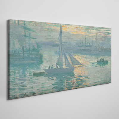 Tableau toile imprimée Port du Havre