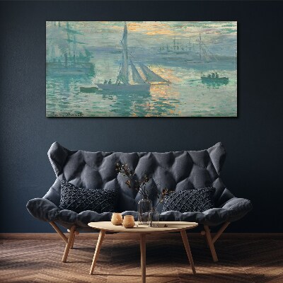 Tableau toile imprimée Port du Havre
