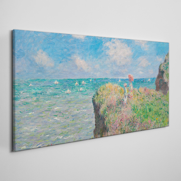 Tableau toile imprimée Paysage balnéaire d'été