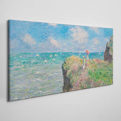 Tableau toile imprimée Paysage balnéaire d'été