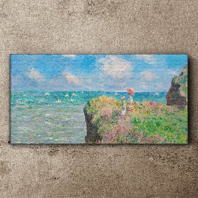 Tableau toile imprimée Paysage balnéaire d'été