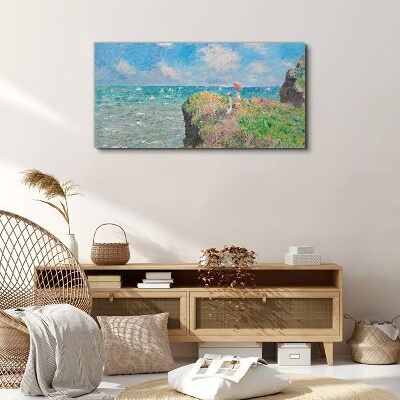 Tableau toile imprimée Paysage balnéaire d'été