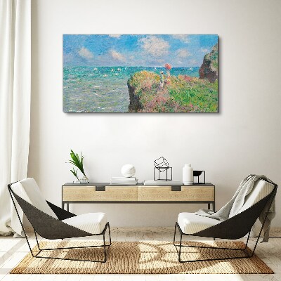 Tableau toile imprimée Paysage balnéaire d'été