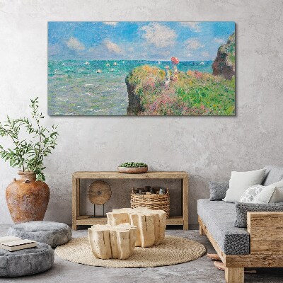 Tableau toile imprimée Paysage balnéaire d'été