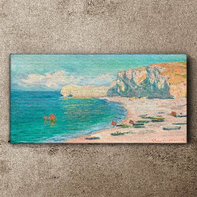 Tableau imprimé sur toile Plage sous le soleil de Normandie