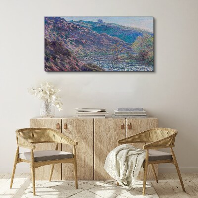 Tableau imprimé sur toile Purple Hills à l'aube