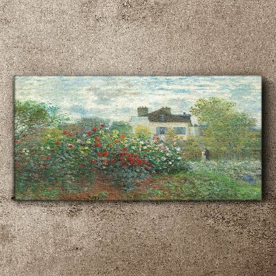 Tableau imprimé sur toile Le jardin de Montgeron
