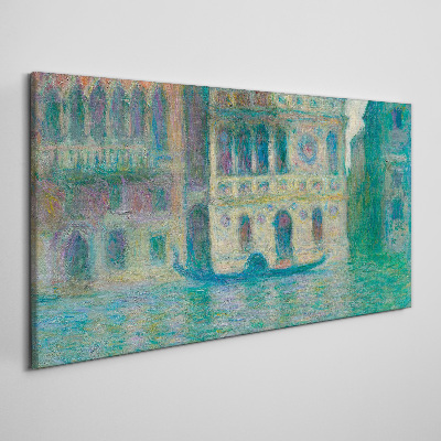 Tableau sur toile Venise aux couleurs pastel